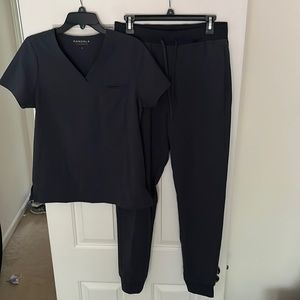 Size Small/Small Tall Dark Grey Mandala scrubs…ONLY WORN ONCE!!